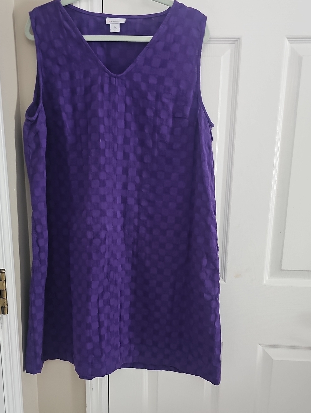 Liz Claiborne Purple Sleeveless V-Neck Tunic